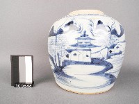 青花山水罐藏品圖，第1張