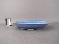 藍釉印花龍鳳盤藏品圖，第2張