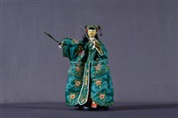 布袋戲偶（雙髻旦）藏品圖，第1張