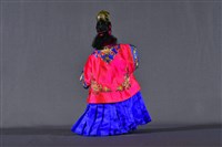 布袋戲偶（黑面旦）藏品圖，第2張