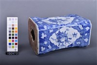 青花印花枕頭藏品圖，第2張