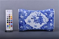 青花印花枕頭藏品圖，第3張