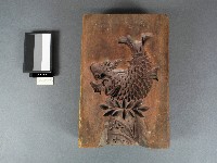 木製糖魚糖塔三片合印模藏品圖，第1張