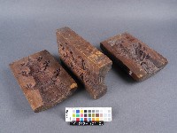 木製糖魚糖塔三片合印模藏品圖，第2張