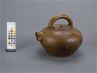 赤釉茶壺藏品圖，第3張