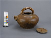 赤釉茶壺藏品圖，第4張