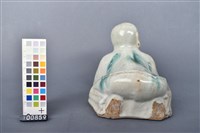 綠釉人物枕頭藏品圖，第3張