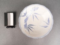 青花葉紋碗藏品圖，第1張