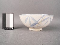 青花葉紋碗藏品圖，第1張