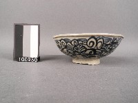 青花囍字碗藏品圖，第1張