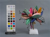 彩線花卉紋頭插藏品圖，第2張