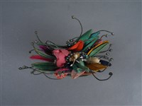 彩線花卉紋頭插藏品圖，第6張