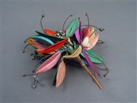 彩線花卉紋頭插藏品圖，第8張