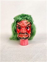 布袋戲偶頭 （怪頭）藏品圖，第1張
