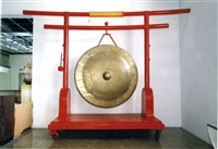 大銅鑼（含鑼車）藏品圖，第1張
