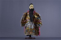 布袋戲偶（黑鬚文）藏品圖，第1張