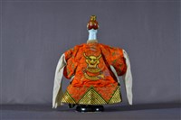布袋戲偶（雷公頭）藏品圖，第2張