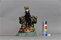 布袋戲偶（黑大花）藏品圖，第1張