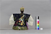 布袋戲偶（黑大花）藏品圖，第1張