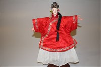 布袋戲偶（旦）藏品圖，第1張