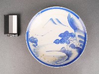 青花山水盤藏品圖，第1張