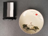 彩繪松鶴紋碟藏品圖，第1張