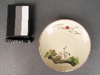 彩繪松鶴紋碟藏品圖，第1張