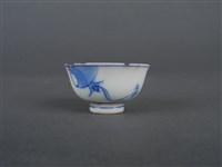 青花扇紋杯藏品圖，第6張