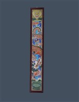 宗教彩繪龍柱藏品圖，第1張