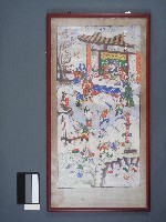 佛堂畫-十殿閻王圖12.十殿閻王圖-第四殿五官王藏品圖，第1張