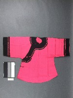 短袖桃地提花女衫藏品圖，第1張