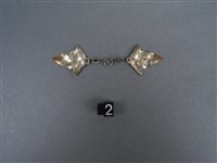 銅銀錯葉紋飾片藏品圖，第2張