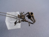 銅銀錯花鳥髮簪藏品圖，第4張