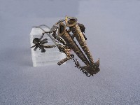 銅銀錯花鳥髮簪藏品圖，第5張