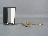 銅銀錯月形髮簪藏品圖，第3張