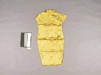 綠色織錦緞旗袍藏品圖，第2張