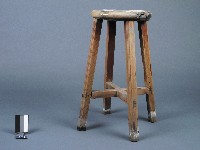木製圓凳藏品圖，第2張