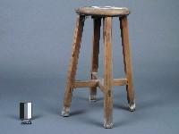 木製圓凳藏品圖，第2張