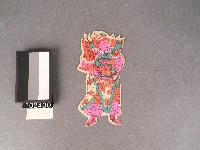 燈座門神套色版畫藏品圖，第1張