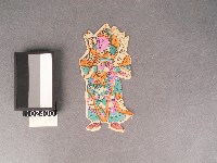 燈座門神套色版畫藏品圖，第1張