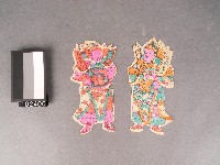 燈座門神套色版畫藏品圖，第1張