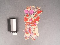 燈座門神-秦瓊、尉遲恭套色版畫藏品圖，第1張