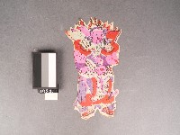 燈座門神-秦瓊、尉遲恭套色版畫藏品圖，第1張