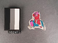 劉海戲蟾蜍套色版畫藏品圖，第1張