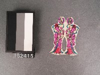 持扇仙女套色版畫藏品圖，第1張