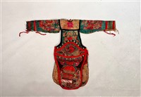 傀儡戲服（綠戰甲）藏品圖，第1張