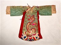 傀儡戲服（綠蟒袍）藏品圖，第1張