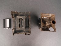 錫製壽字燭臺藏品圖，第2張