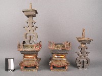 錫製壽字燭臺藏品圖，第1張