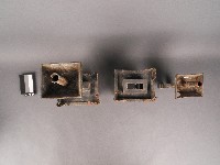 錫製壽字燭臺藏品圖，第2張